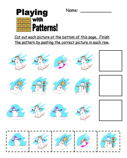 Snowman Pattern