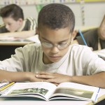 Boy reading