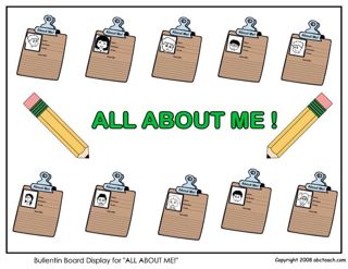 All About Me Bulletin Board