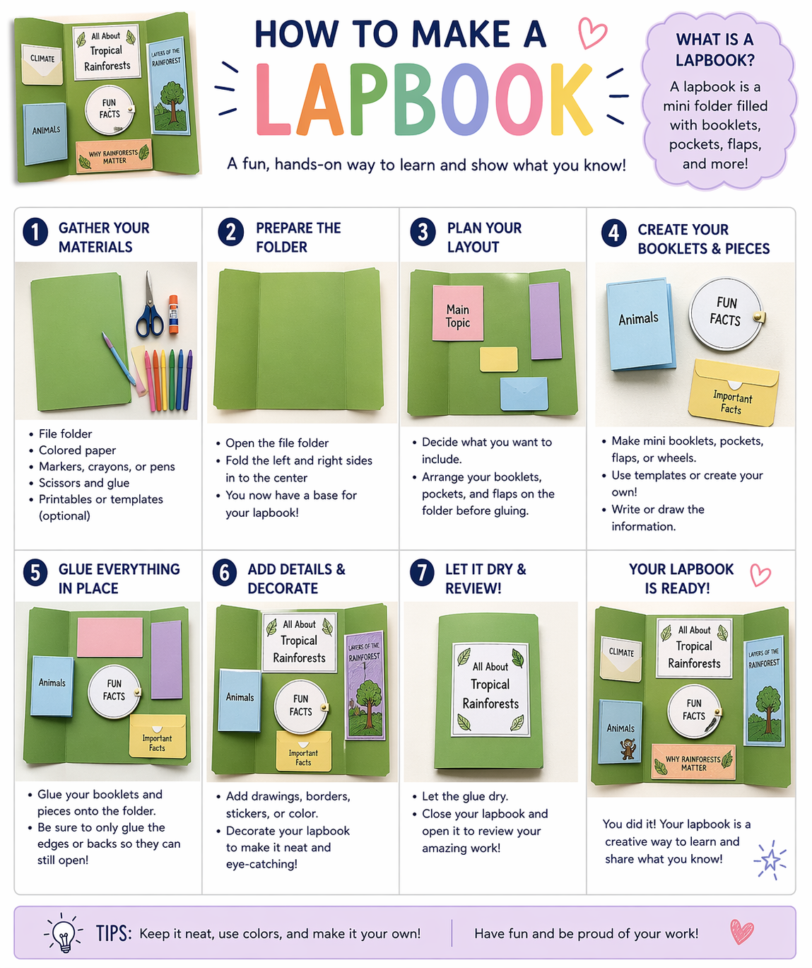 How to Make a Lapbook (Step-by-Step Guide for Teachers & Homeschoolers) 1